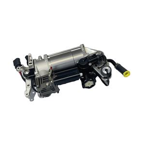 Pièces de rechange de système de suspension pneumatique de marque Hanfude pour Volkswagen <span class=keywords><strong>Touareg</strong></span> Audi Porsche Cayenne pompe de compresseur d'air avec support - Product Image 4