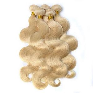 Perruque en cheveux humains blonds 613, style européen et américain, longue et bouclée, avec dentelle frontale, pour femmes - Product Image 5