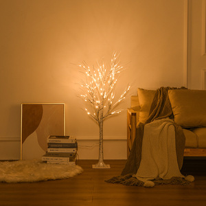 <span class=keywords><strong>Arbre</strong></span> de Noël <span class=keywords><strong>lumineux</strong></span> <span class=keywords><strong>LED</strong></span> d'intérieur, coloré, de haute qualité, alimenté par USB/piles, écologique, léger, pour Noël, Nouvel An, printemps - Product Image 4