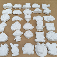 JLJ Wholesale Creative DIY Doll Kids Arts and Crafts Hand-painted Graffiti Painting Plaster Creative Handmade Children Gift Toys