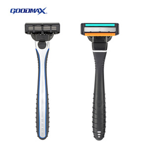 Goodmax Manual <b>Razor</b> Five Layer Blade Imported Stainless Steel Handle <b>For</b> <b>Men</b> Face Shaving - Product Image 1
