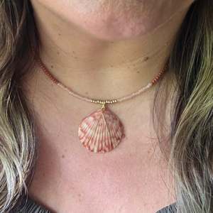 Collana con Conchiglie Grandi e Perline Colorate, Gioielli Estivi da Spiaggia <span class=keywords><strong>per</strong></span> <span class=keywords><strong>Donna</strong></span>, Vendita all'Ingrosso - Product Image 5