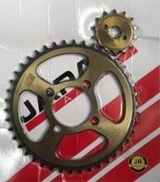 Kit de Piñón y Cadena para Motocicleta Skylon, 38 Dientes, Estándar DIN8 ISO, OEM para Titan 428h 118l, Transmisión Completa de Repuesto