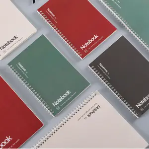 Öğrenci A5 baskı için hediye kalınlaşmış gevşek yaprak kitap defter