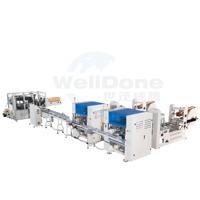 Ligne de production de pliage de serviettes en papier WellDone à grande vitesse Machine de pliage de serviettes hygiéniques de haute qualité