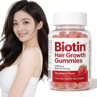 Haarwortelversterkende vitamine B12 follikelverzorgende Biotine haargroeicapsules in cartoonvorm met fruitige smaak