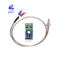 Modul papan Sensor MAX6675 kualitas tinggi termokopel Sensor temperatur tipe-k MAX6675