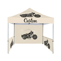 Tente canopée personnalisée 10x10, 10x10 pieds, camping-car, camion Pop-Up, pour événement, plein air, imprimé