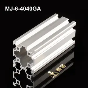 Minjian Aluminum High Quality 4040GA Aluminum Extruded Profiles 40x40 mm