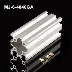 Minjianアルミニウム4040GAアルミニウム押し出しプロファイル40x40mm