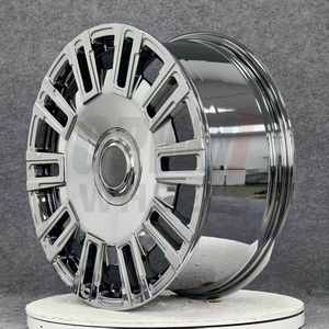 Rines GPW Personalizados de Cromo Forjado para <span class=keywords><strong>Rolls</strong></span>-<span class=keywords><strong>Royce</strong></span> Cullinan Phantom Ghost <span class=keywords><strong>Wraith</strong></span> 5x112 5x120 22 23 24 26 Pulgadas 6061 T6 Aleación de Aluminio - Product Image 2