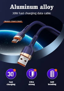 <span class=keywords><strong>Cable</strong></span> de Carga LDNIO LS641 de 30 W, <span class=keywords><strong>Cable</strong></span> de Datos <span class=keywords><strong>USB</strong></span> a <span class=keywords><strong>Micro</strong></span> <span class=keywords><strong>USB</strong></span> <span class=keywords><strong>Tipo</strong></span> C de Carga Rápida de 3 A para iPhone - Product Image 2