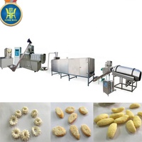 Machine automatique de fabrication de snacks soufflés au maïs boulettes de fromage équipement d'extrudeuse ligne de production