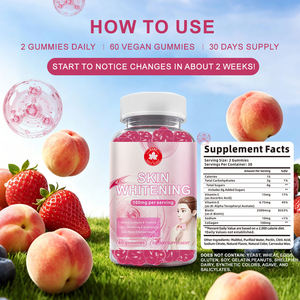 Gomitas de Glutatión para Aclarar la Piel para Mujeres, Suplemento Dietético de Colágeno y Vitamina C para el Crecimiento del Cabello y las Uñas - Product Image 4