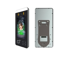 Sistem Pengenalan Wajah 5-Inci, Kode QR, Sidik Jari, WiFi, Bluetooth, Kontrol Akses, Deteksi Masuk/Keluar, Layar LCD Android 11