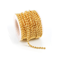 Fermoirs et crochets multi-spécifications en acier inoxydable plaqué or pour chaînes à billes, formes irrégulières, accessoires de bijoux de mode DIY