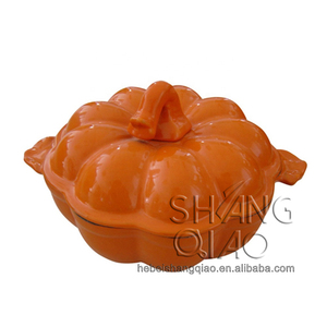 Olla de cocina de hierro fundido esmaltado con forma de frutas o verduras <span class=keywords><strong>Cocotte</strong></span> de hierro fundido - Product Image 3