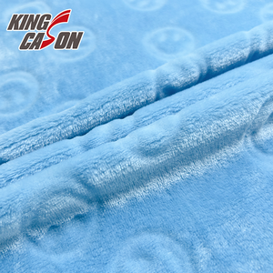 Kingcason mondialement populaire tricoté écologique OEKO-TEX certifié un côté chaud soyeux flanelle <span class=keywords><strong>tissu</strong></span> <span class=keywords><strong>polaire</strong></span> pour les vêtements - Product Image 6