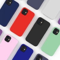 Nueva Funda de Silicona Personalizada con Logotipo, Funda de Teléfono Móvil de Silicona Líquida con Diseño Personalizado, Accesorios para iPhone