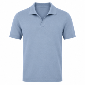 Camisa Polo de Manga Corta, Veraniega, Moderna, sin Botones, de Color Sólido. Fábrica de Camisetas Polo Personalizadas para Ropa Masculina al por Mayor - Product Image 1
