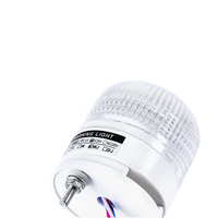 Lampe d'avertissement PC tricolore avec buzzer, protection IP44, écran LED pour atelier et usine