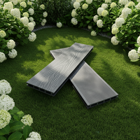 Plancher de jardin en composite WPC pour extérieur, imperméable et antidérapant