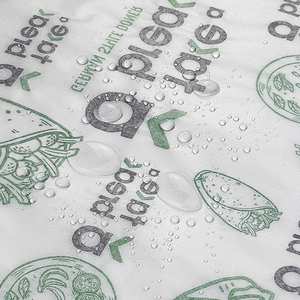 Papel de Embalaje para Alimentos Biodegradable, Ecológico, Resistente a la Grasa y al Agua, Desechable, para Hamburguesas, Sándwiches y Comida para Llevar, con Logotipo Personalizado - Product Image 6