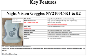 अल्ट्रा स्टारलाइट 2K फुल कलर नाइट विजन कैमरा, 5000mah बैटरी के साथ स्क्रीन-ऑफ रिकॉर्डिंग को सपोर्ट करती है। - Product Image 6