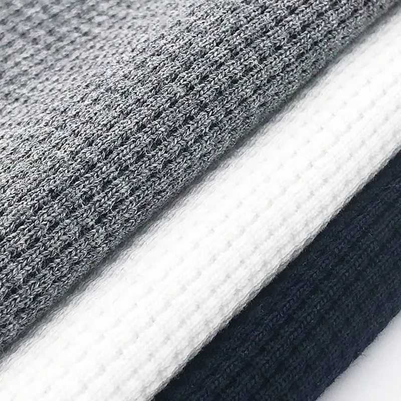 Mehrfacher Rückkauf Handtuch 100 % gekämmte Baumwolle Rosebud T-Shirt Baumwolle gestrickt 355 gsm Waffelstoff für Unterwäsche