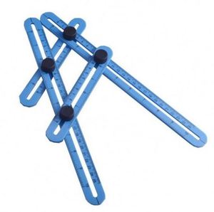 Règle pliable personnalisée 5 en 1 en PVC translucide multi-angles - Product Image 3
