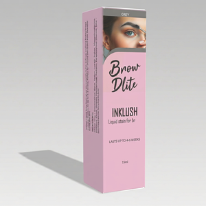 BROWDLITE Teinture Semi-Permanente Végétale Imperméable Double Embout pour Cils et Sourcils avec Épaississant – Formule Liquide et Crème Longue Durée - Product Image 1