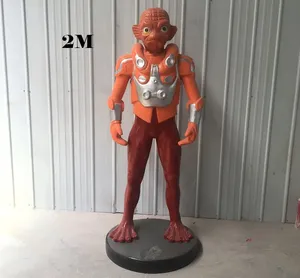 Escultura de Fibra de Vidrio de Personaje de Película, Escultura de <span class=keywords><strong>Depredador</strong></span>, Precio Bajo de Fábrica, Escultura de <span class=keywords><strong>Alien</strong></span> - Product Image 5