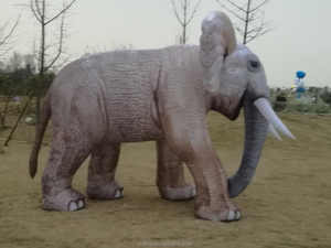 Animal inflable gigante realista, modelo de animal mammuthus, <span class=keywords><strong>elefante</strong></span>, color blanco - Product Image 6