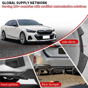 Bộ body <span class=keywords><strong>kit</strong></span> xe hơi <span class=keywords><strong>s</strong></span>ợi carbon khô phong cách MP chất lượng tuyệt vời dành cho BMW G60 G68 2024, bao gồm cản trước, cản sau, ốp hông và cánh gió thể thao - Product Image 3