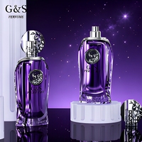 Flacon de parfum personnalisé en verre, couleur au choix, 30ml, 50ml, 100ml, flacon de parfum vide pour femmes et hommes avec boîte