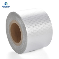 Papier d'aluminium doux enduit pour emballage de tabac doré, rouleau de papier pour cigarettes