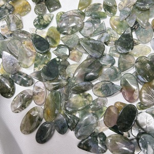 หินอาเกตธรรมชาติอัญมณีทรงวงรีตัดเป็นทรงอัญมณีหลวมสำหรับทำเครื่องประดับ - Product Image 2