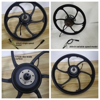 Haute vitesse 36V/48V 250W roue arrière à vitesse unique moteur de vélo électrique 20 \ "vélo de ville électrique sans brosse engrenage puissance Lithium