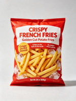 Industriële 1000kg/uur snelvrieslijn voor het maken van Franse frieten, complete lijn voor de verwerking van diepvries vooraf gebakken aardappelchips.