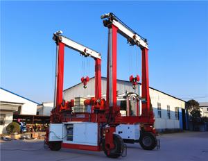 Grúa Pórtico RTG de 100 Toneladas con Motor Eléctrico y Componentes Centrales PLC para Uso en Construcción en Exteriores - Product Image 4