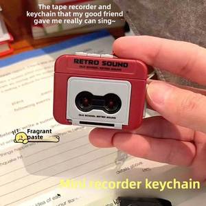 Meilleures ventes Funnycc Mini enregistreur musical électrique avec décoration chaîne, jouet anti-stress pour cadeaux - Product Image 4