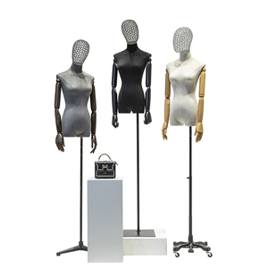 Mode <span class=keywords><strong>Dummy</strong></span> Model <span class=keywords><strong>Plastic</strong></span> Transparant Bovenvorm Ondergoed Vrouwelijk Lichaam Buste Mannequin Torso Voor Lingerie Kleding - Product Image 5