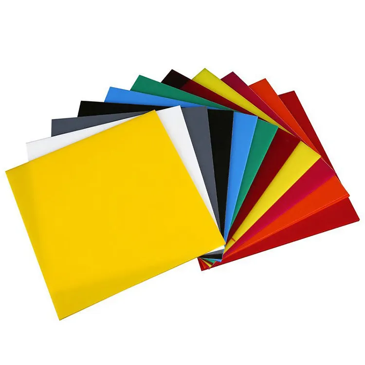 Hoja acrílica de color de 4x8 pies precio hoja de placa acrílica de buena calidad para Decoración