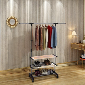 Supports multifonctionnels <span class=keywords><strong>en</strong></span> acier inoxydable pour lingerie et vêtements d'extérieur Support d'affichage pour la maison Salon Convient - Product Image 3