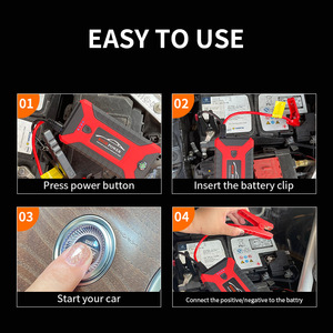 Démarreur de <span class=keywords><strong>secours</strong></span> pour voiture 12V, source d'alimentation universelle, batterie externe pour téléphones portables et voitures - Product Image 3