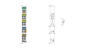 BECKHOFF KL3132 |   Terminal de bus, entrada analógica de 2 canales, voltaje, 16 bits, diferencial, alta precisión - Product Image 4