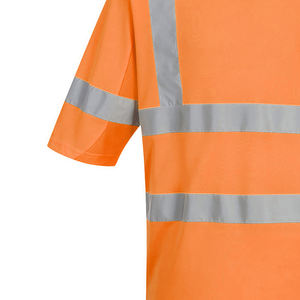 Camisa de Seguridad de Alta Visibilidad con Certificación ANSI/ISEA 107, 100% Poliéster, Manga Larga con Rayas, Uniforme de Trabajo Industrial para Hombre - Product Image 4