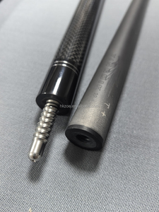 YINGDIKE Carbon Fiber 2-Piece Snooker <b>Cue</b> 11.8mm/12.5mm Low Deflection Professional <b>Pool</b> <b>Cue</b> with Brass Joint - Product Image 5