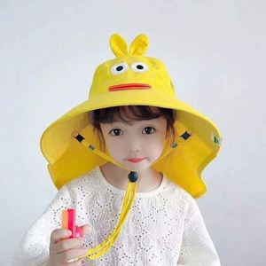 Sombrero de Pescador para Bebé, de Verano, con Ala Ancha, Logotipo Personalizado, Protección UV, de Algodón, con Estampado 3D de Animales, para Exteriores - Product Image 5