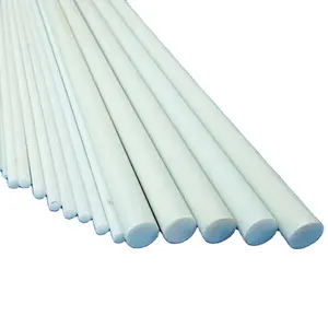 Großhandel 1 m 2 m 3 m konische solide Fiberglasstäbe gerade Fiberglasstäbe, Stangen und Rohre